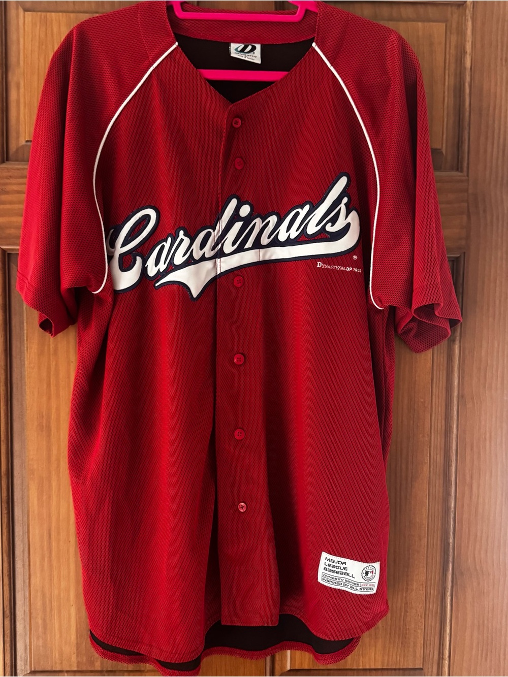 Vintage 2003 Dynasty Series St Louis Cardinals Baseball Jersey Adult Large Red